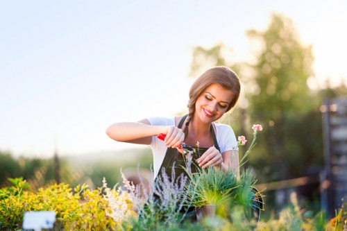 Client booking a landscaping service with site details and quotation review